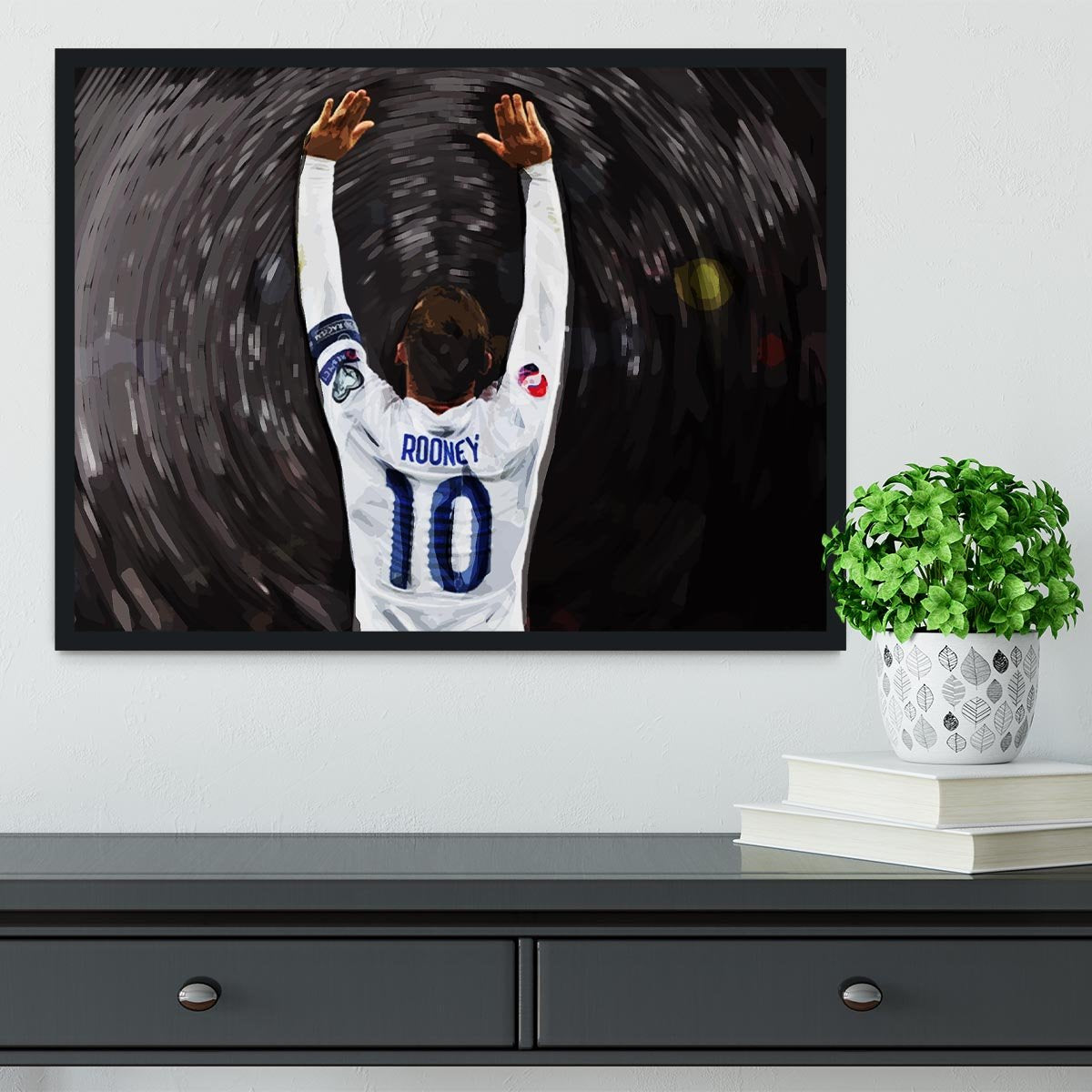 Rooney England Framed Print - Canvas Art Rocks - 2