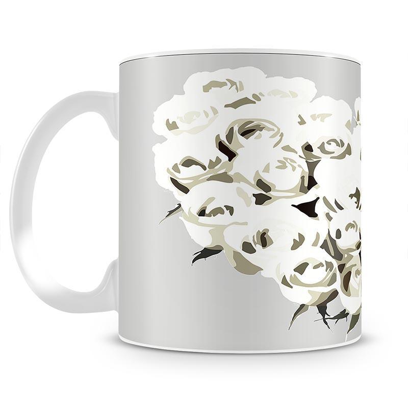 Rose-Cream-Brighter Mug - Canvas Art Rocks - 2