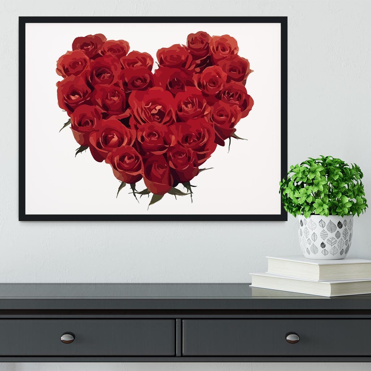 Rose Framed Print - Canvas Art Rocks - 2