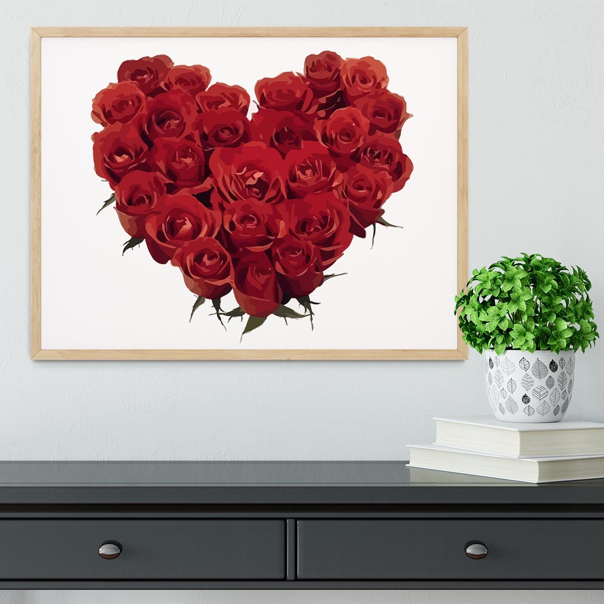 Rose Framed Print - Canvas Art Rocks - 4