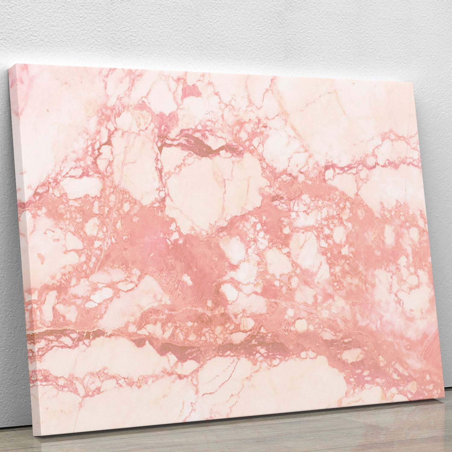 Rose Gold Marble Canvas Print or Poster