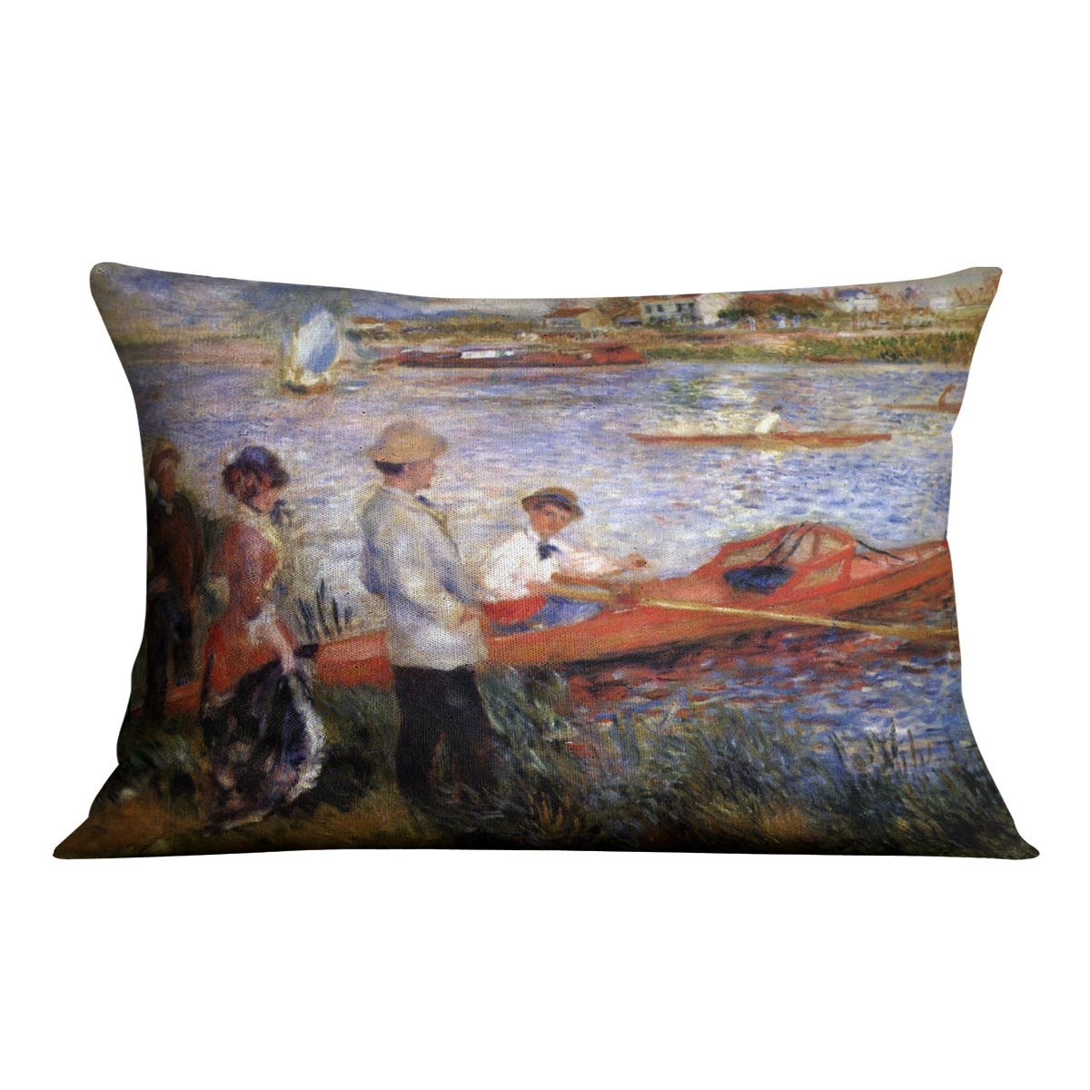 Rowers from Chatou by Renoir Throw Pillow