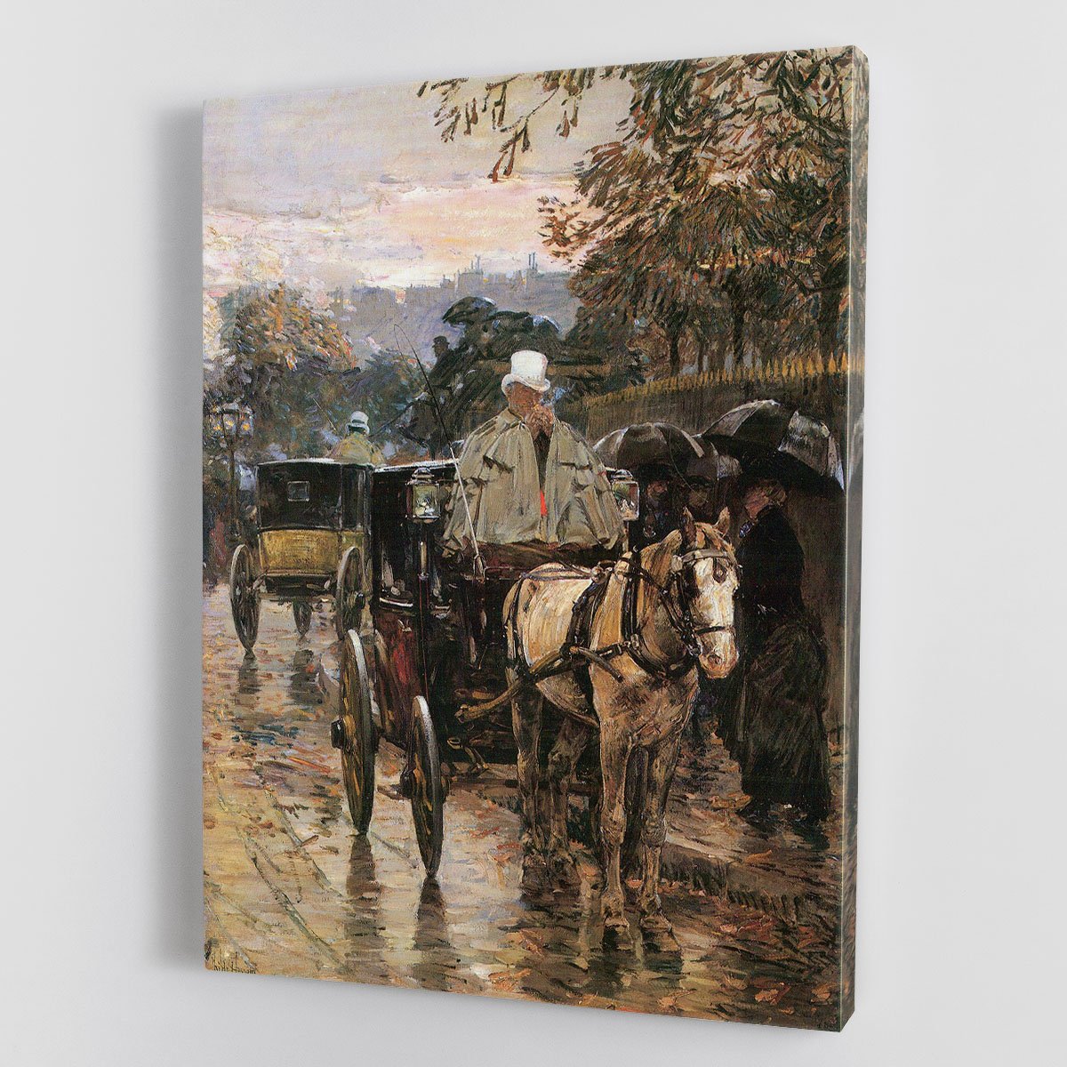 Rue Bonaparte 2 by Hassam Canvas Print or Poster