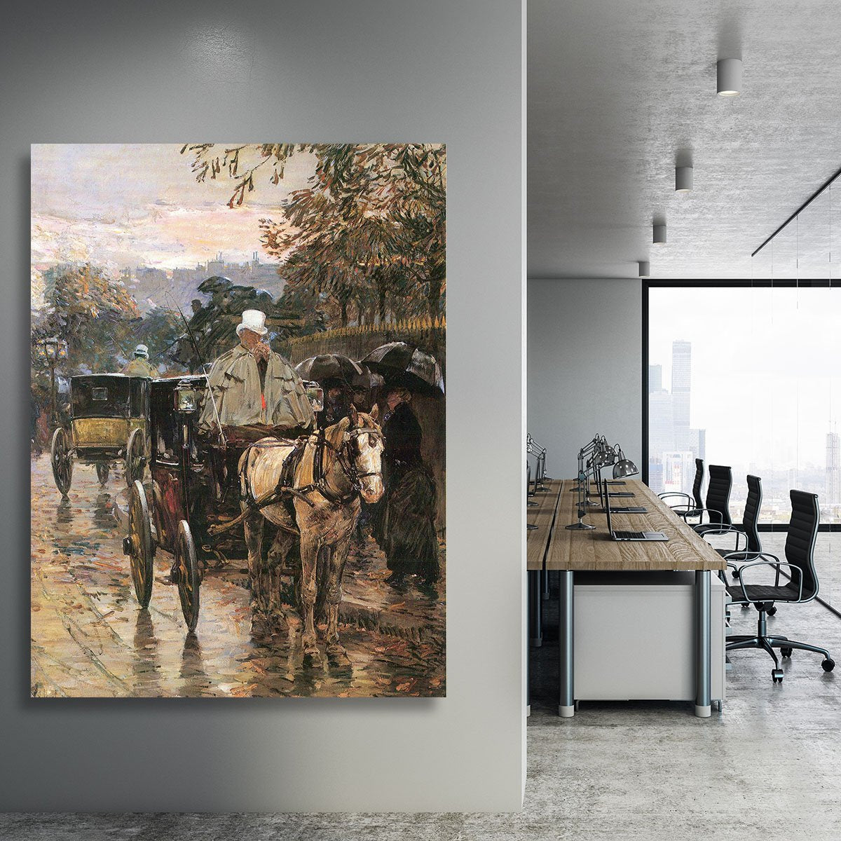 Rue Bonaparte 2 by Hassam Canvas Print or Poster