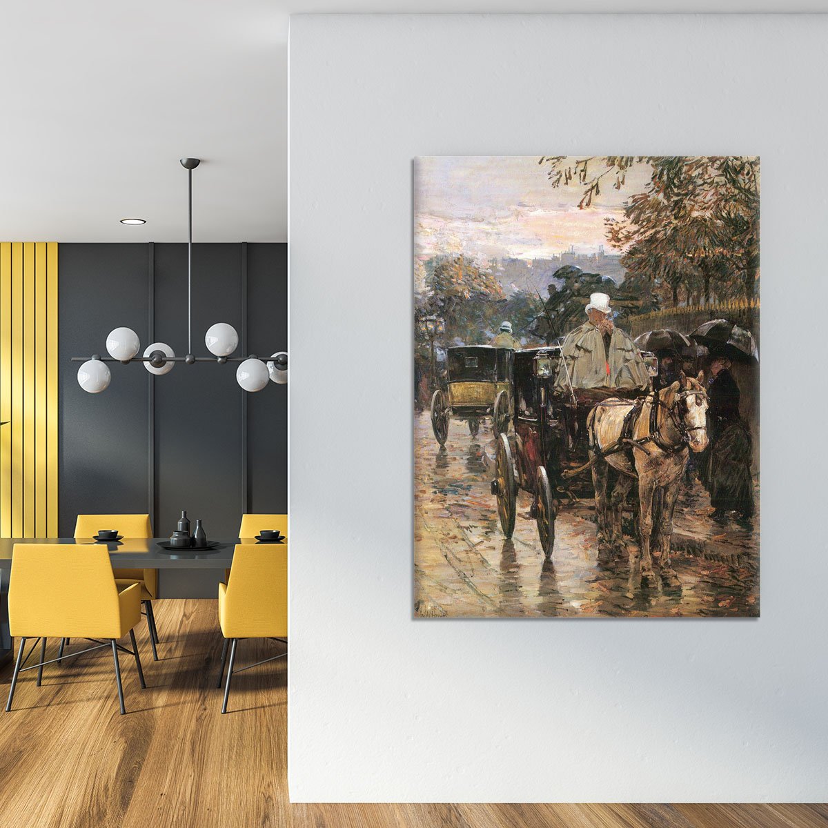 Rue Bonaparte 2 by Hassam Canvas Print or Poster