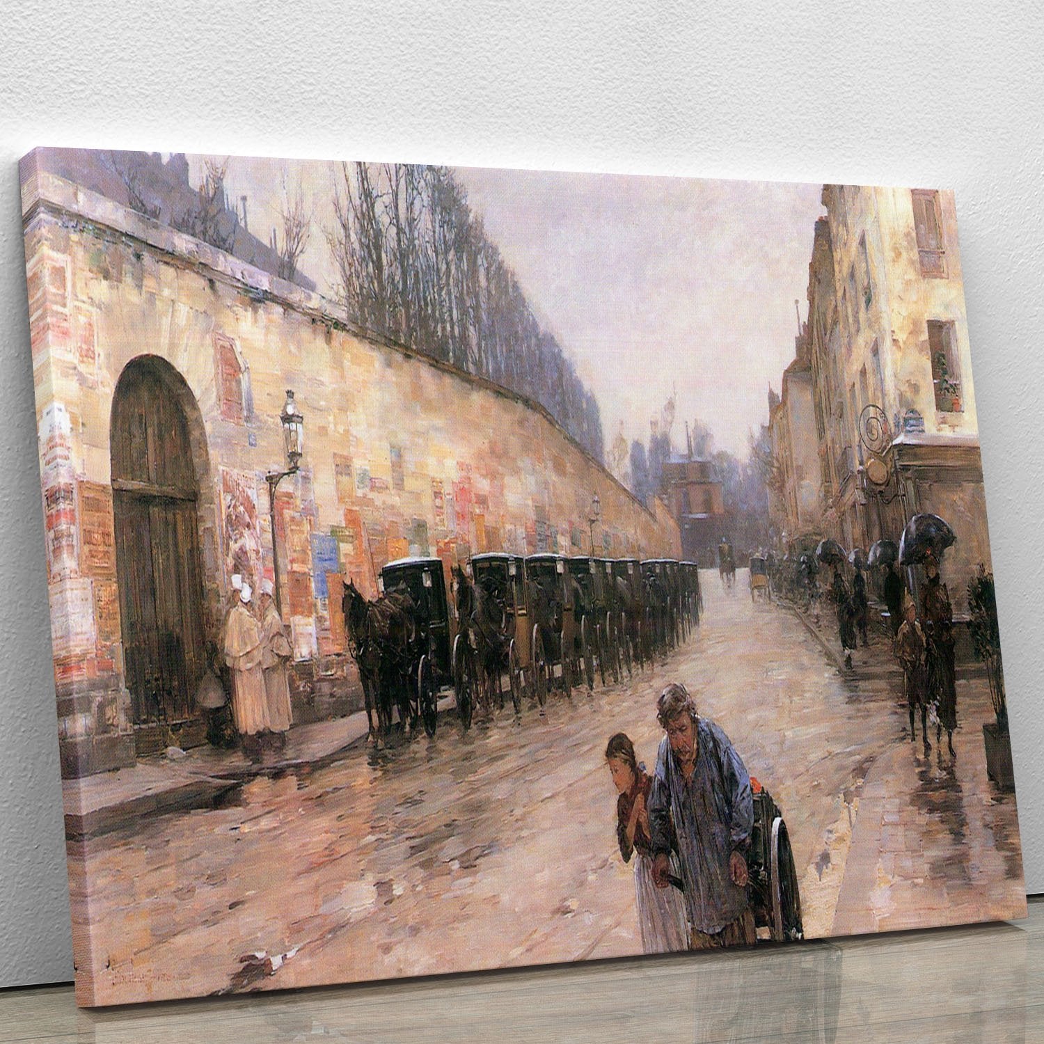 Rue Bonaparte by Hassam Canvas Print or Poster