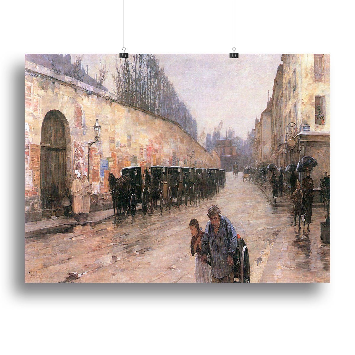 Rue Bonaparte by Hassam Canvas Print or Poster