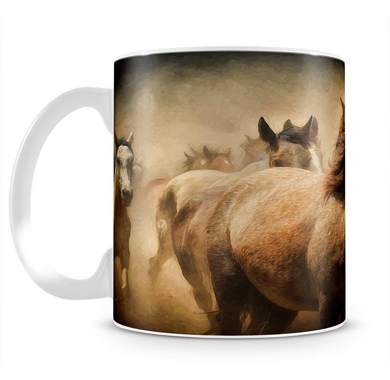 Running Horses Mug - Canvas Art Rocks - 2