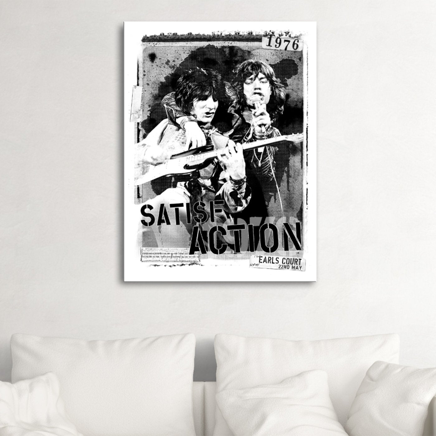 Stones Satisfaction Canvas