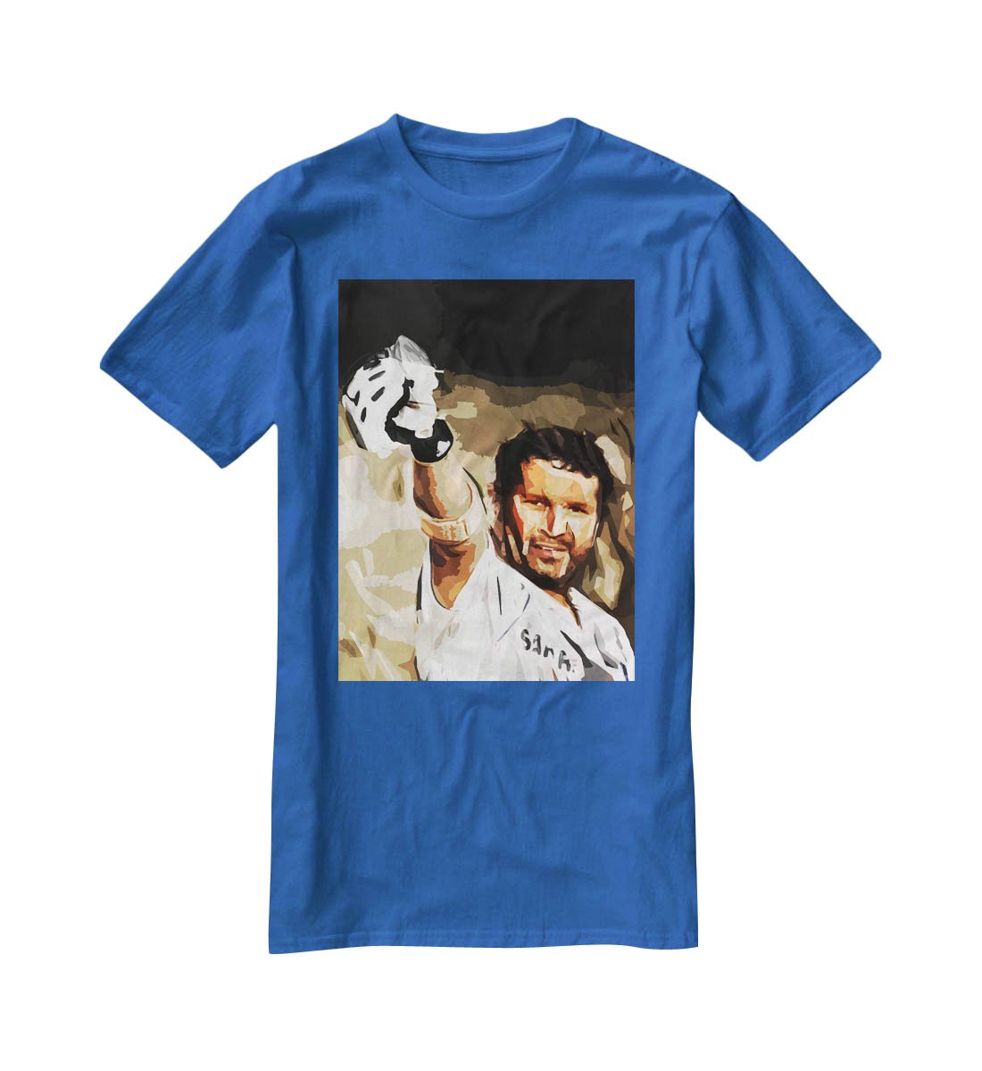 Sachin Tendulkar T-Shirt - Canvas Art Rocks - 2