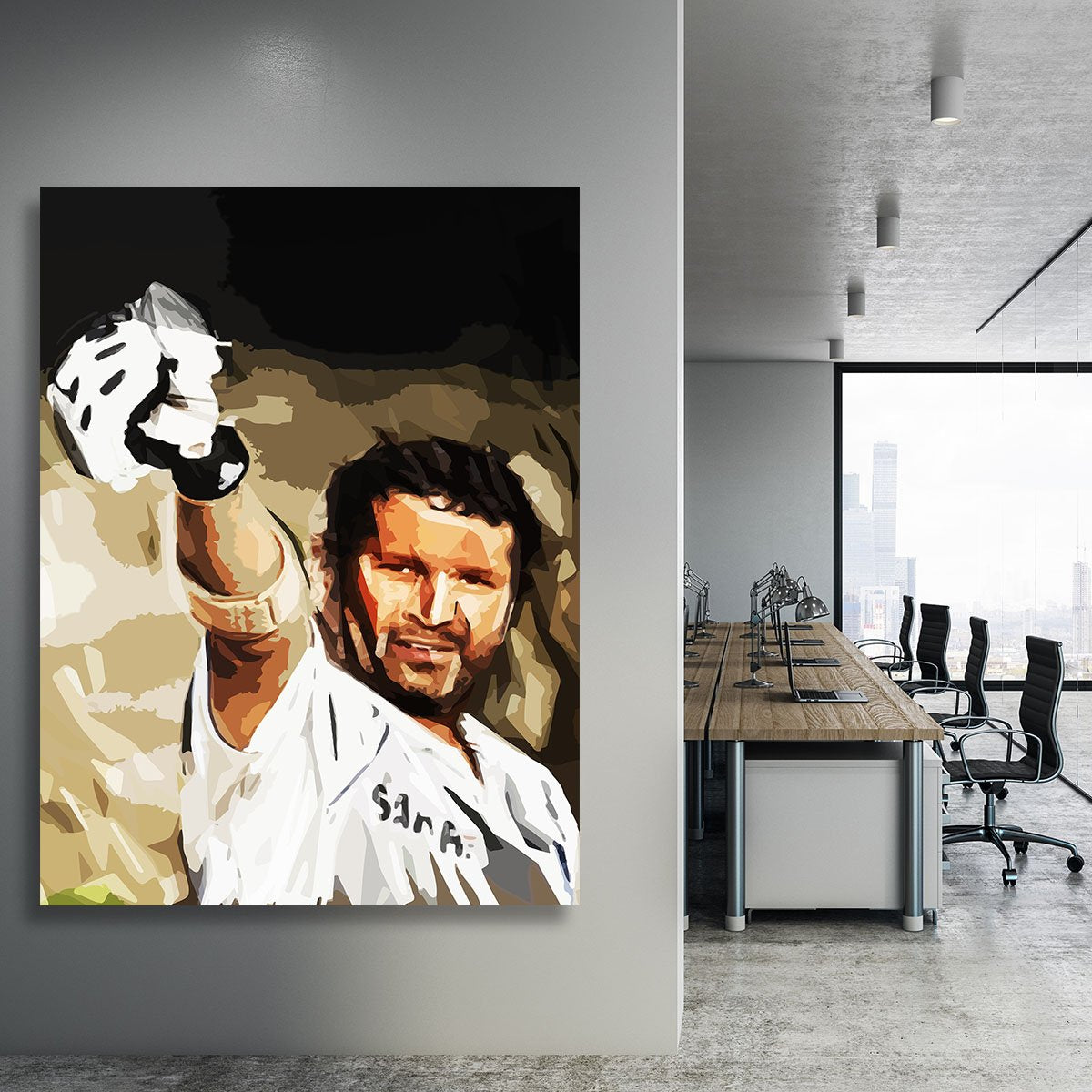 Sachin Tendulkar Canvas Print or Poster
