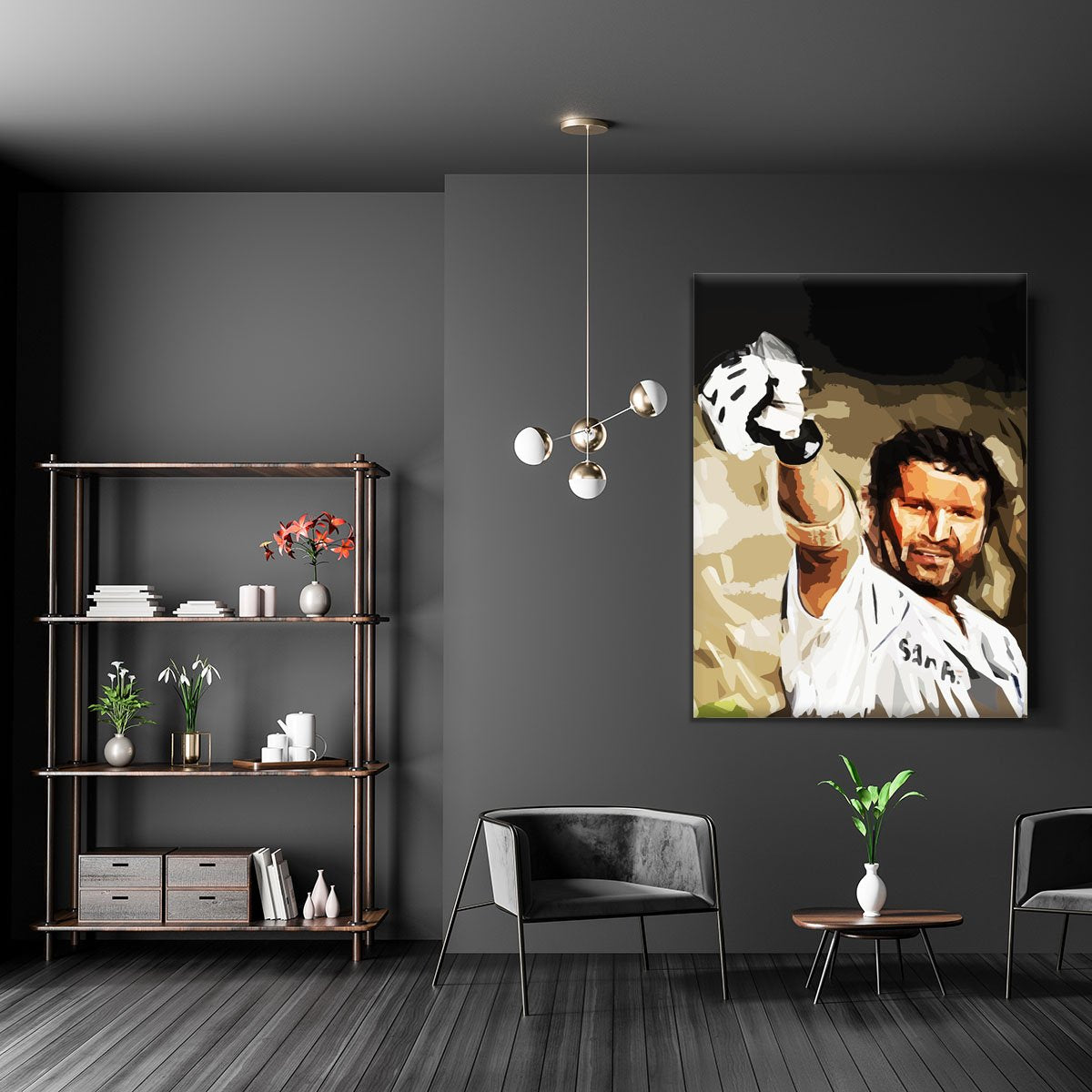 Sachin Tendulkar Canvas Print or Poster