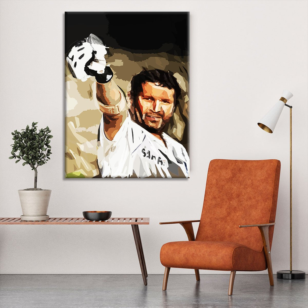 Sachin Tendulkar Canvas Print or Poster