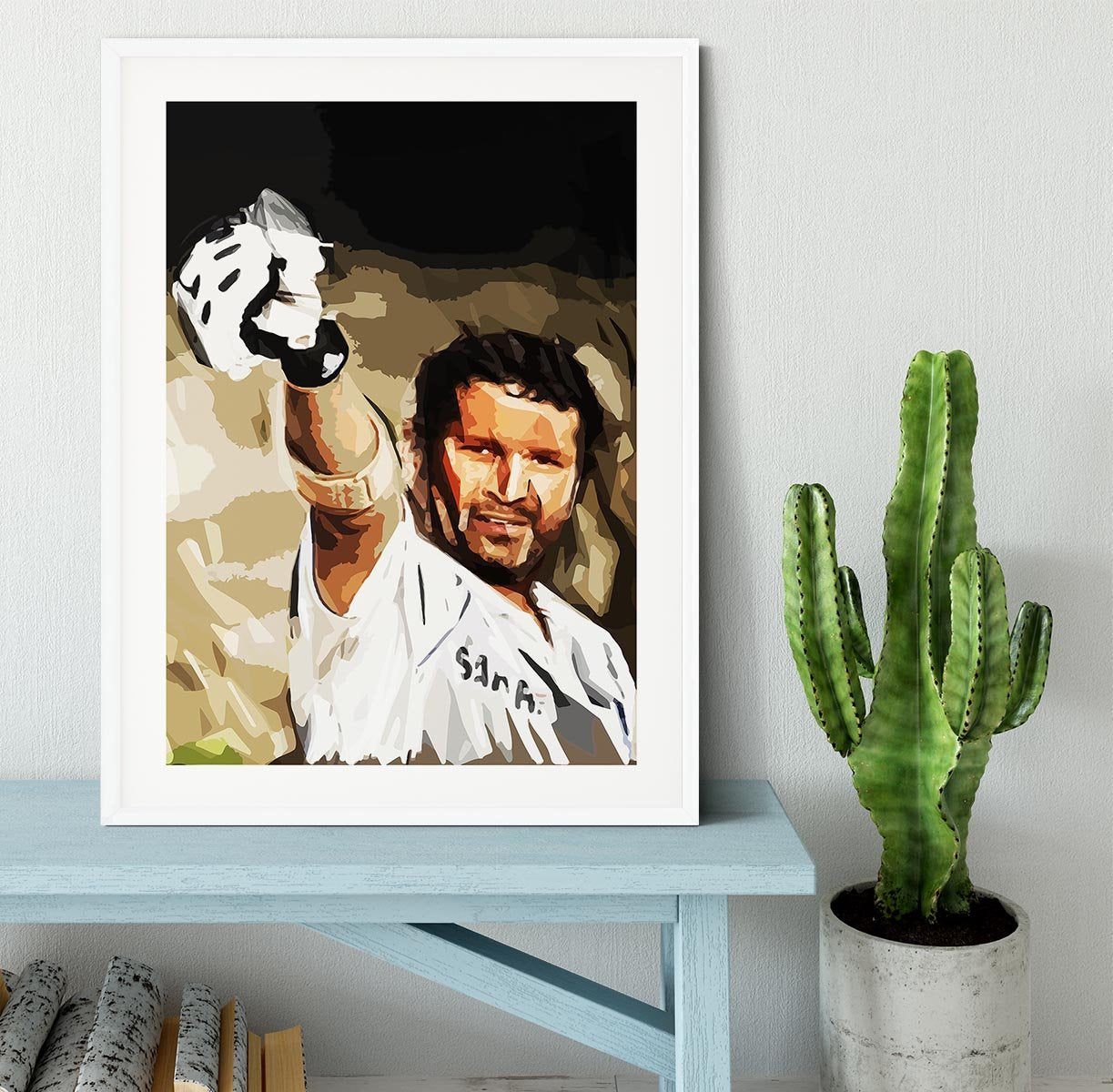 Sachin Tendulkar Framed Print - Canvas Art Rocks - 5