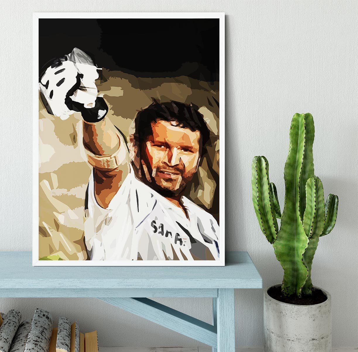 Sachin Tendulkar Framed Print - Canvas Art Rocks -6