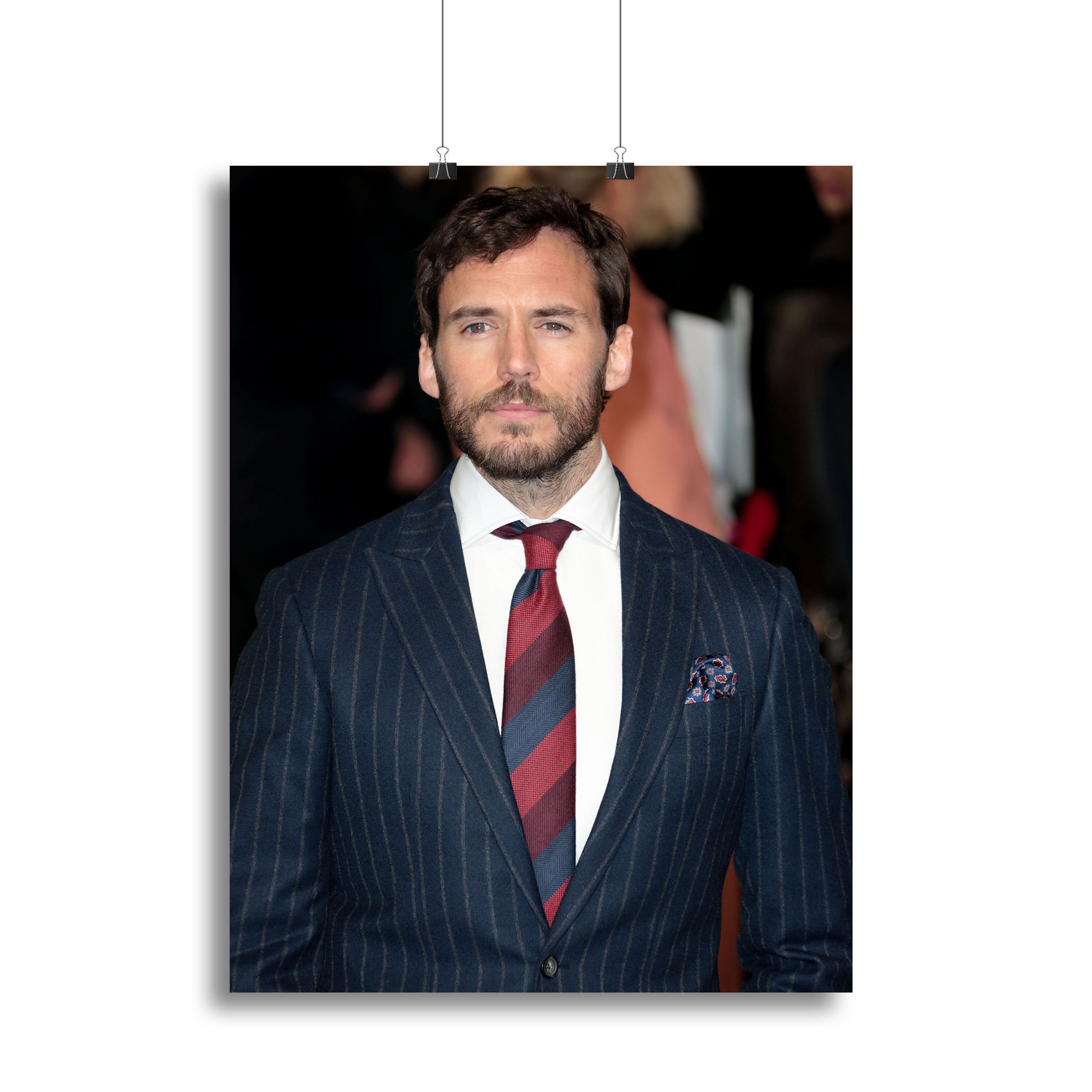 Sam Claflin Canvas Print or Poster