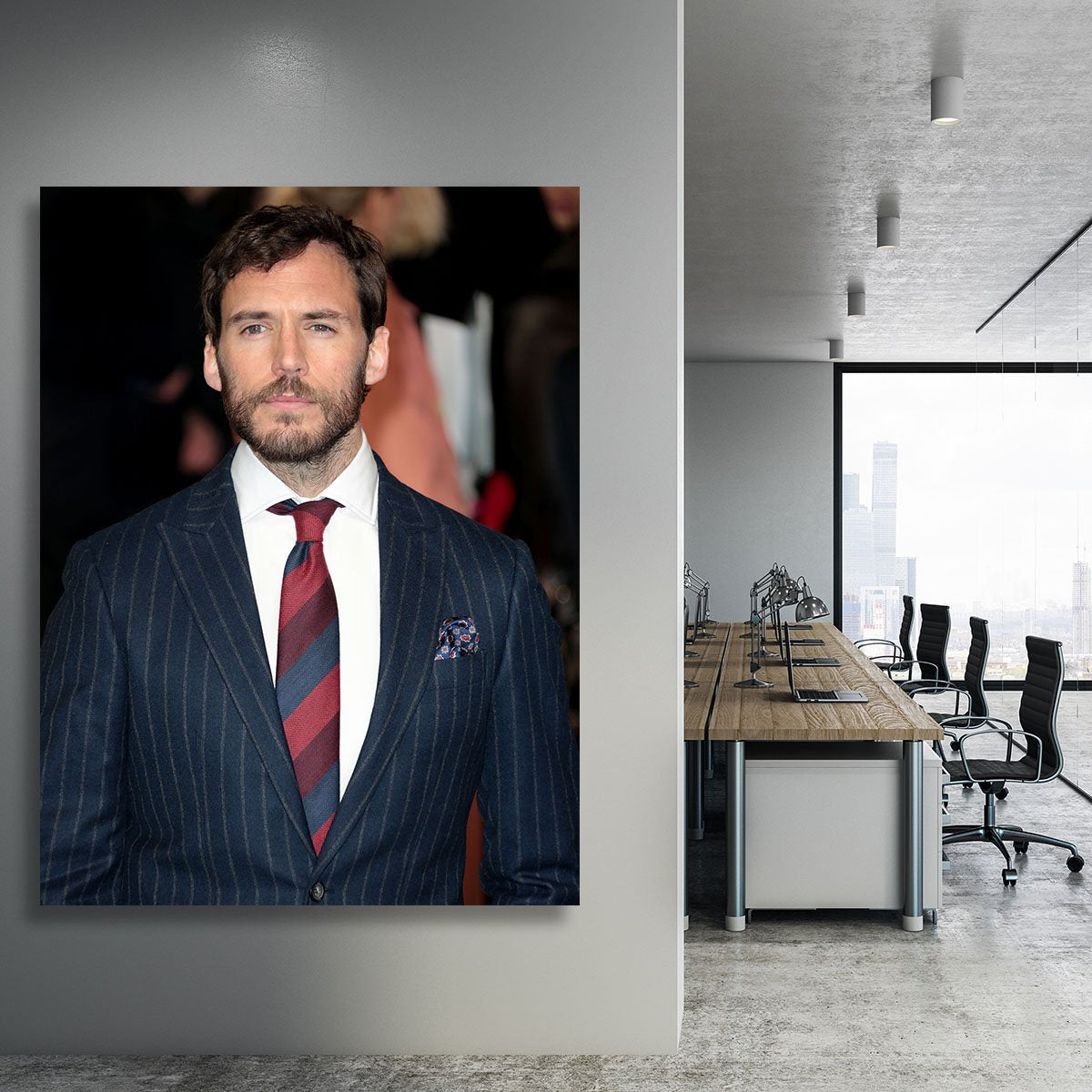 Sam Claflin Canvas Print or Poster