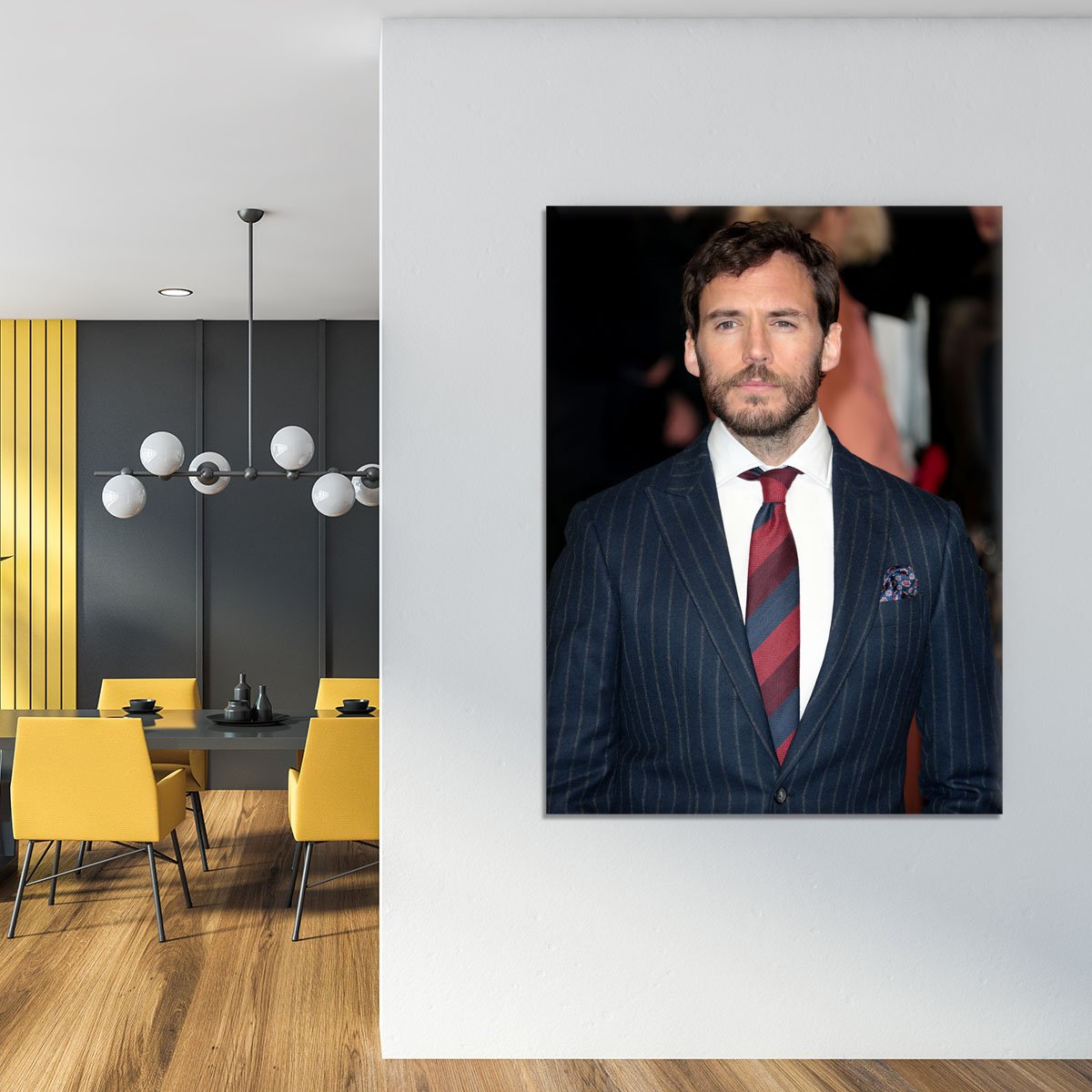 Sam Claflin Canvas Print or Poster