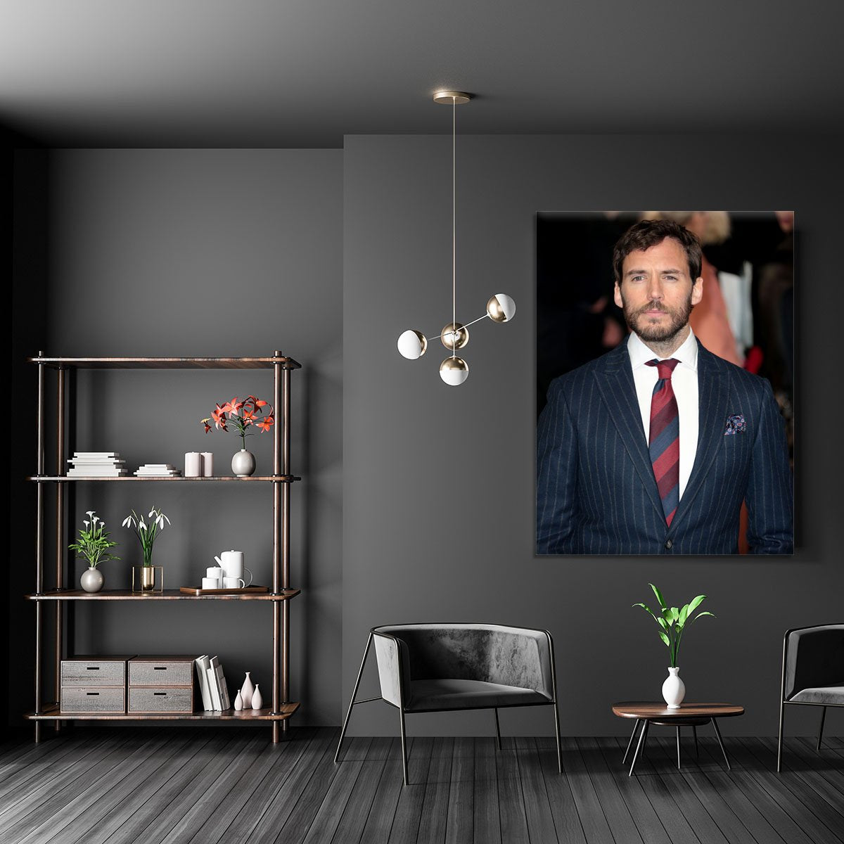 Sam Claflin Canvas Print or Poster