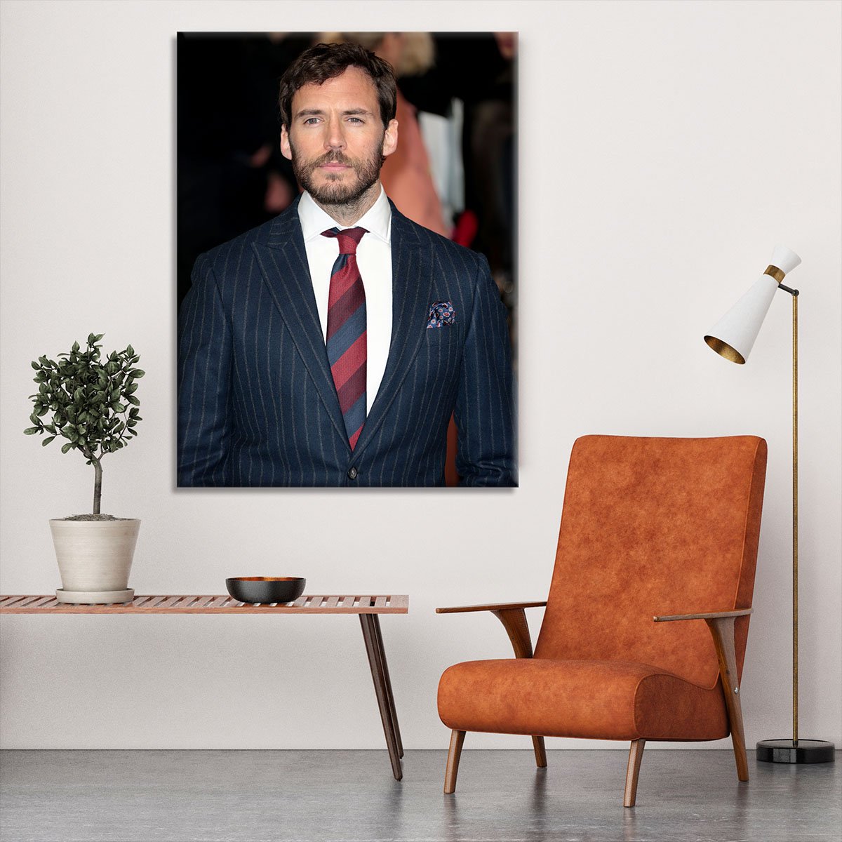 Sam Claflin Canvas Print or Poster