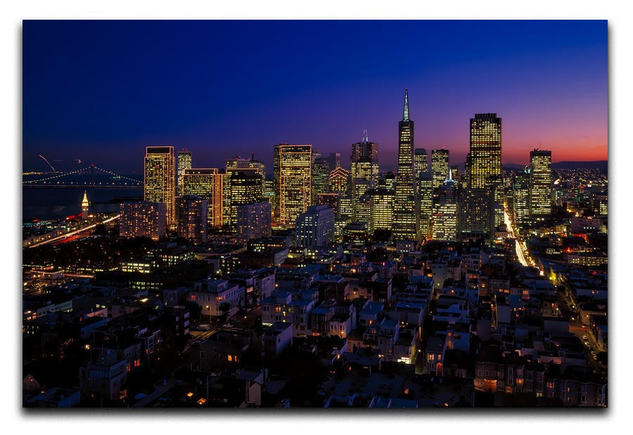 San Francisco Print - Canvas Art Rocks - 1