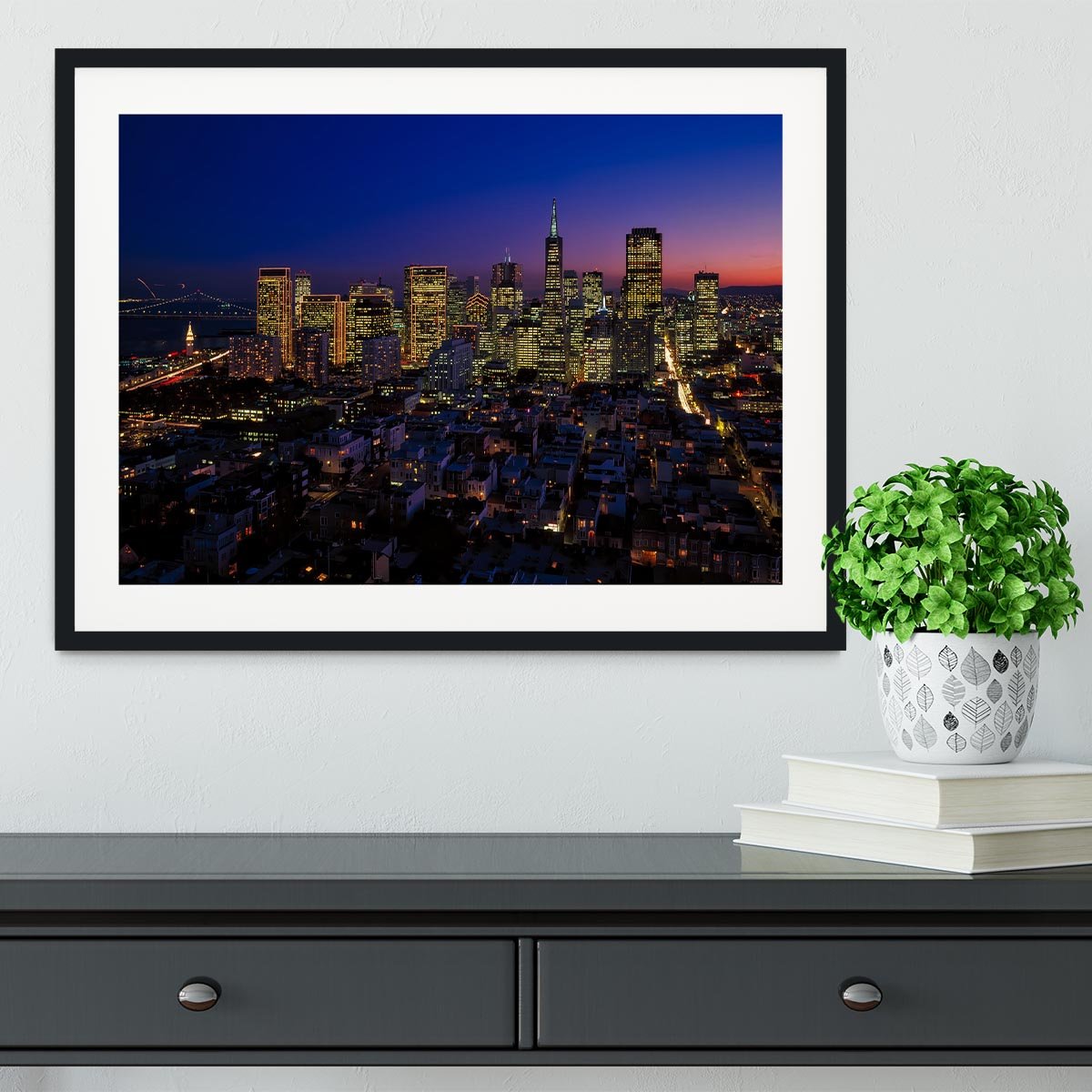 San Francisco Framed Print - Canvas Art Rocks - 1