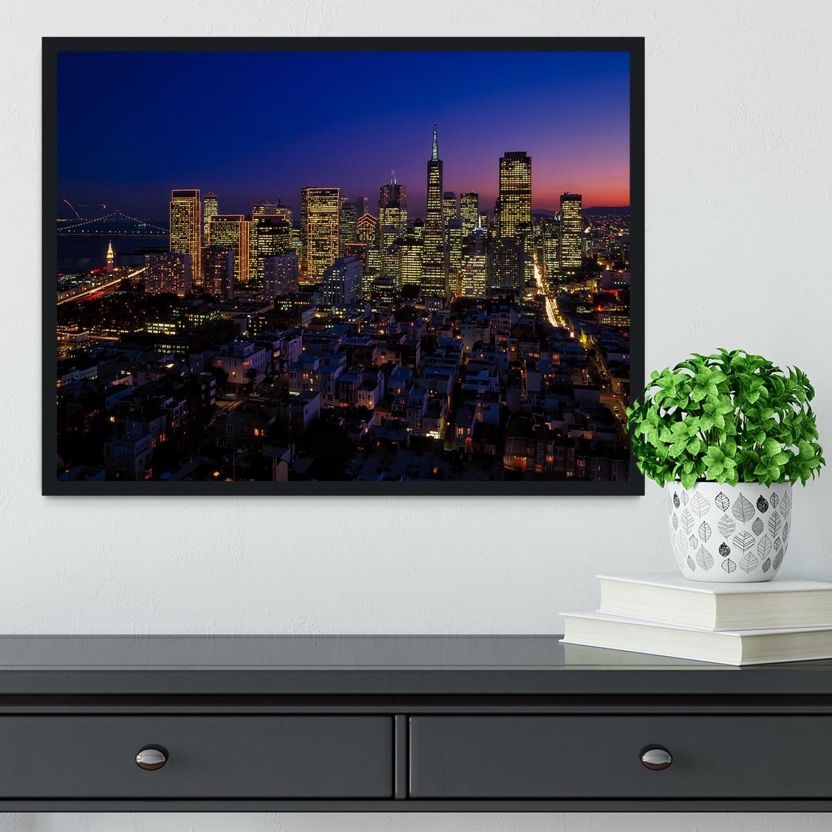 San Francisco Framed Print - Canvas Art Rocks - 2