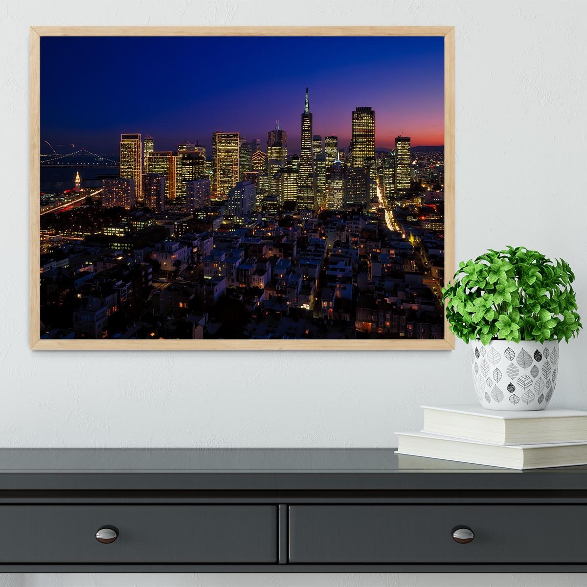 San Francisco Framed Print - Canvas Art Rocks - 4