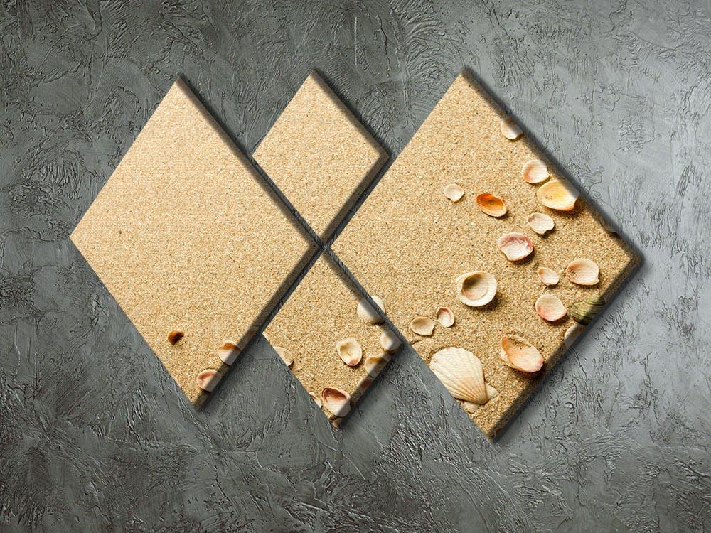 Sand 4 Square Multi Panel Canvas - Canvas Art Rocks - 2