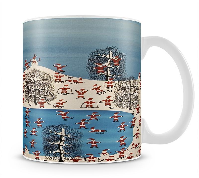 Santas on holiday by Gordon Barker Mug - Canvas Art Rocks - 1