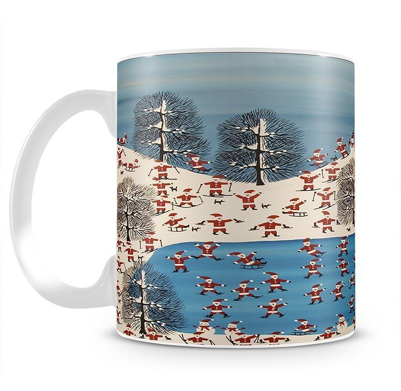 Santas on holiday by Gordon Barker Mug - Canvas Art Rocks - 1