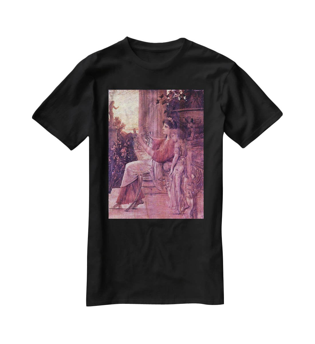 Sapho by Klimt T-Shirt - Canvas Art Rocks - 1