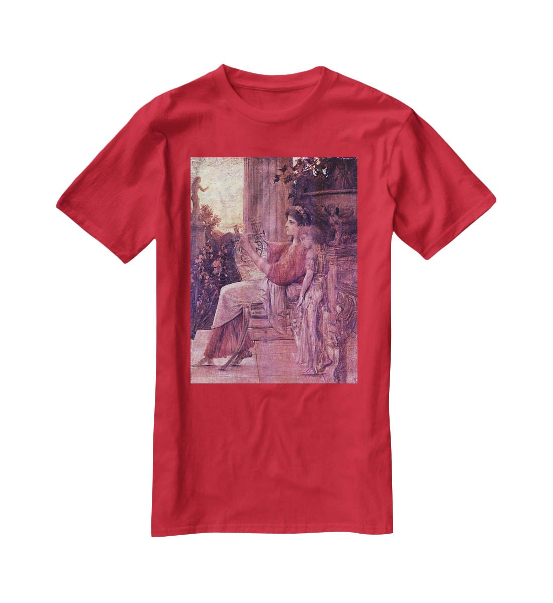 Sapho by Klimt T-Shirt - Canvas Art Rocks - 4