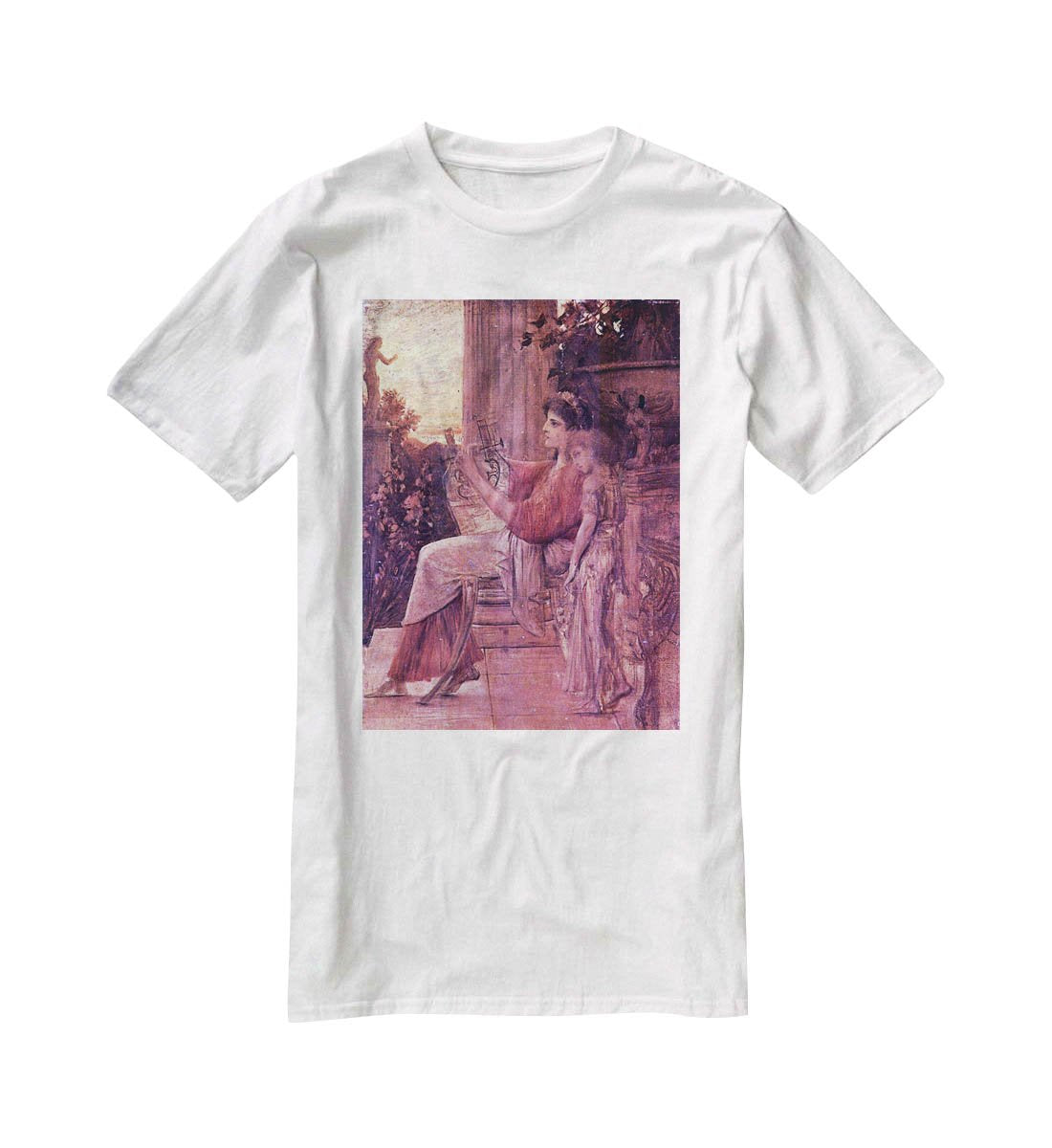 Sapho by Klimt T-Shirt - Canvas Art Rocks - 5