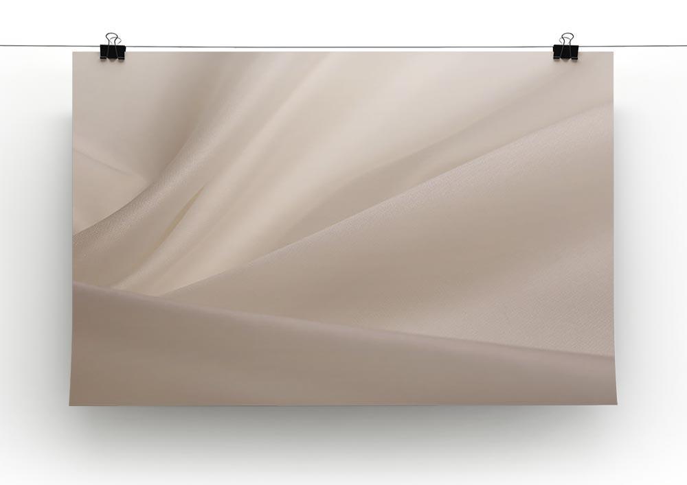 Satin fabric champagne Canvas Print or Poster - Canvas Art Rocks - 2