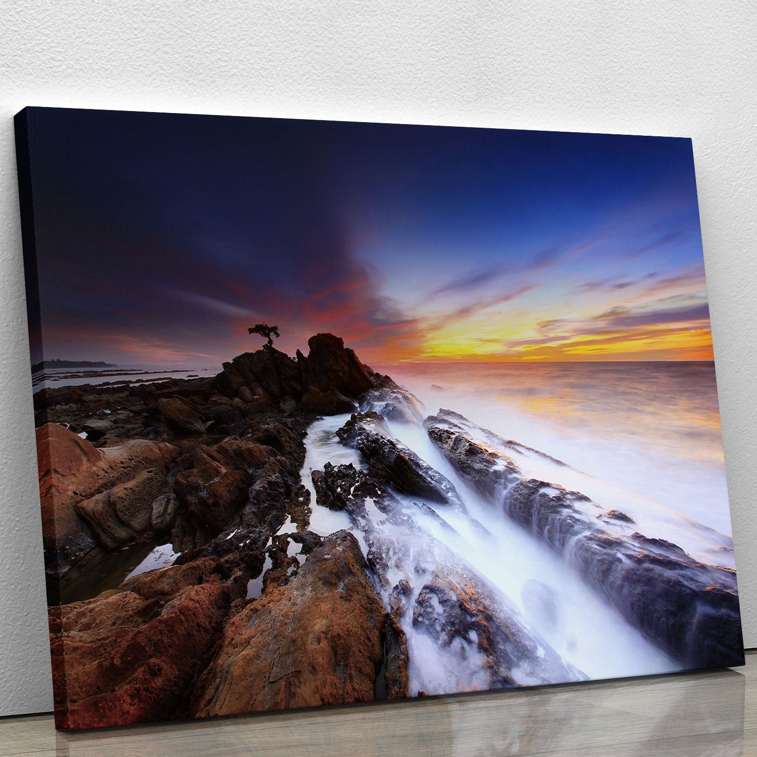 Sea Rocks Canvas Print or Poster