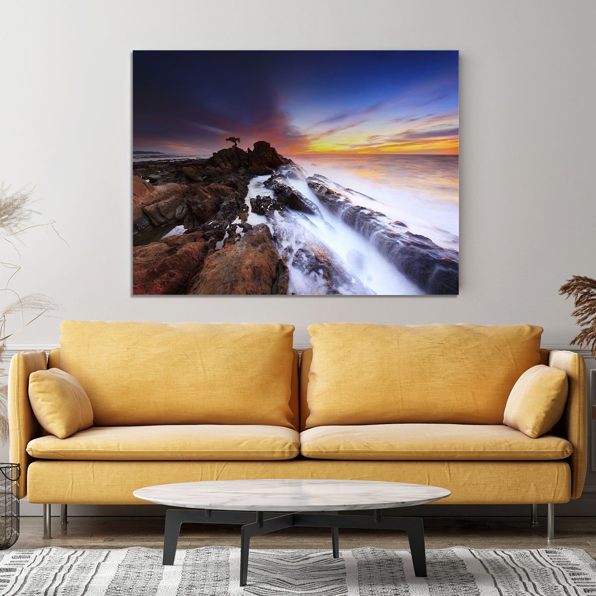 Sea Rocks Canvas Print or Poster