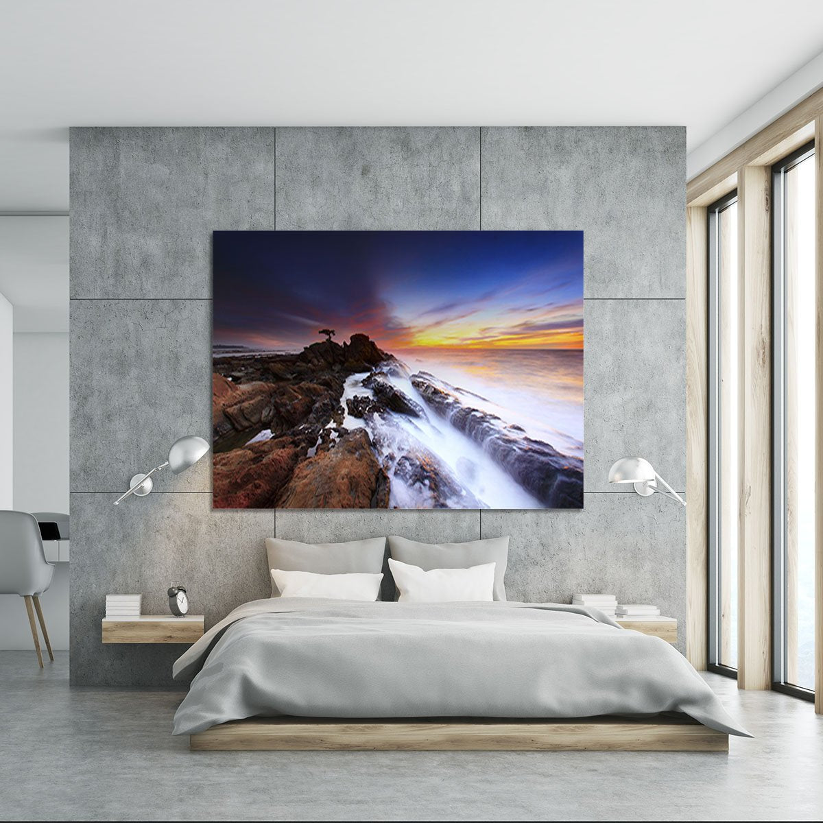 Sea Rocks Canvas Print or Poster