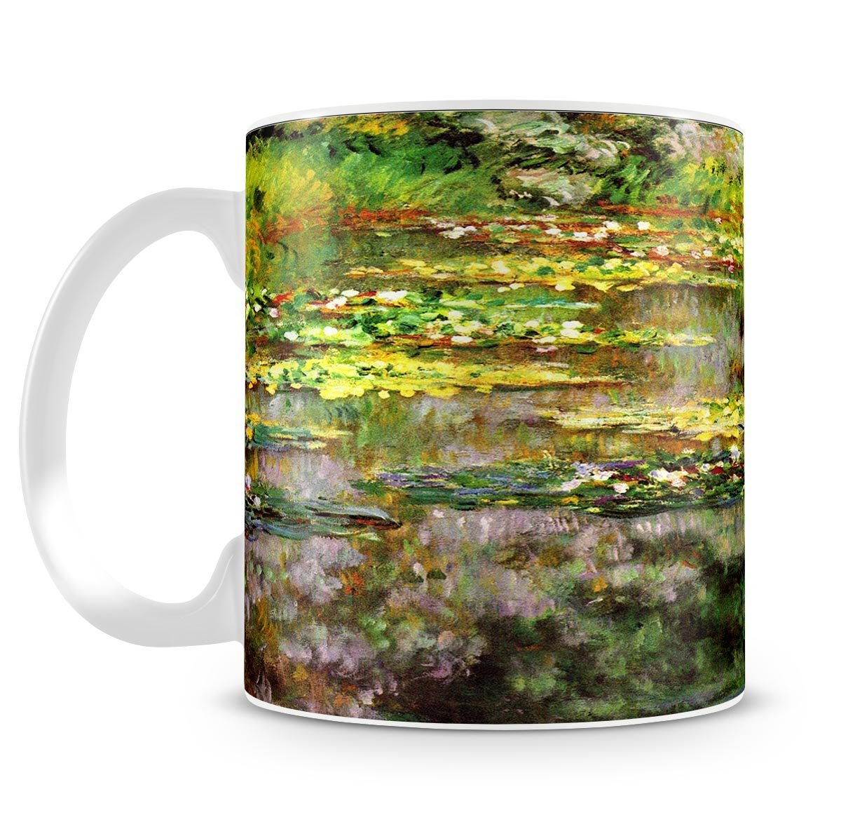 Sea rose pond by Monet Mug - Canvas Art Rocks - 4