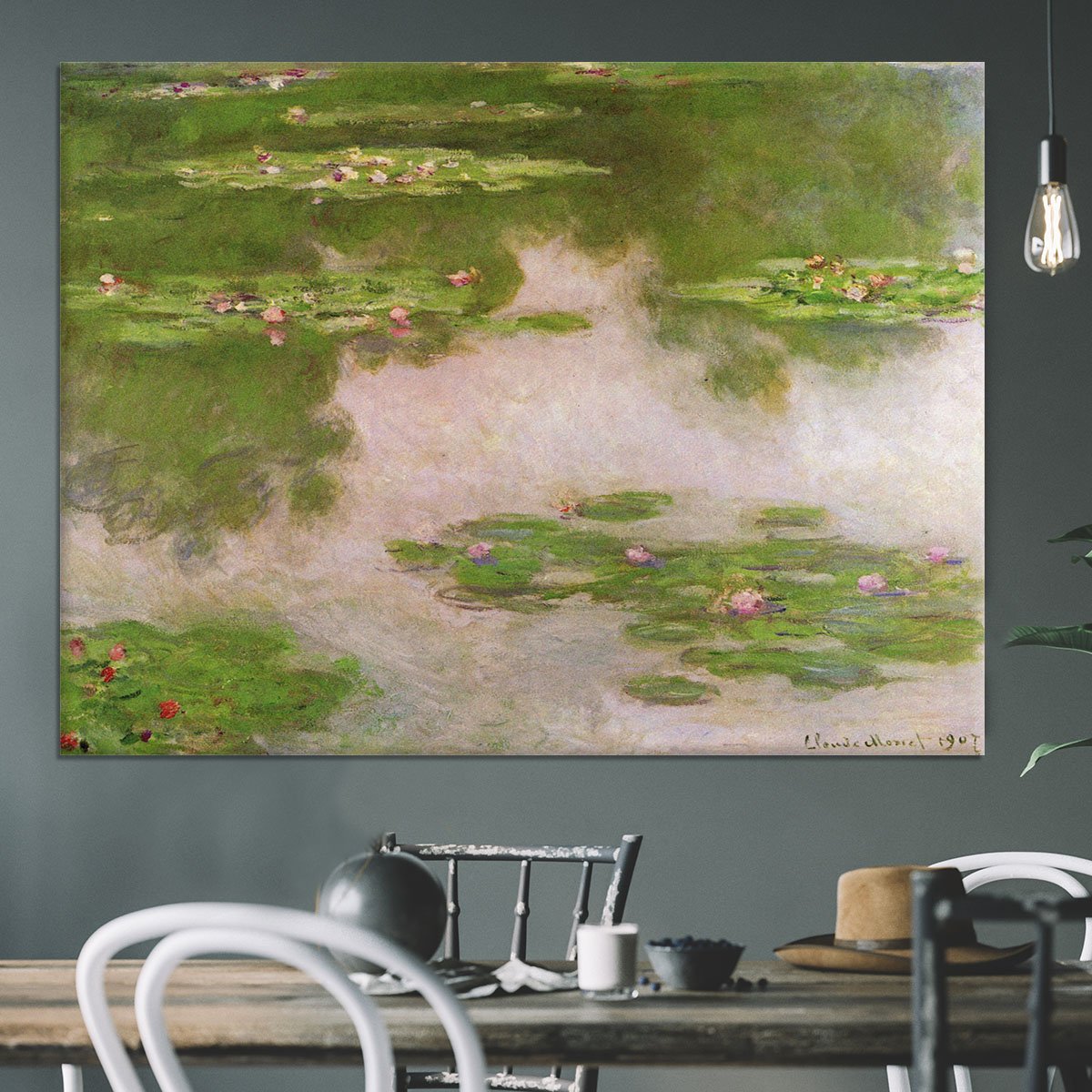 Sea roses 2 by Monet Canvas Print or Poster