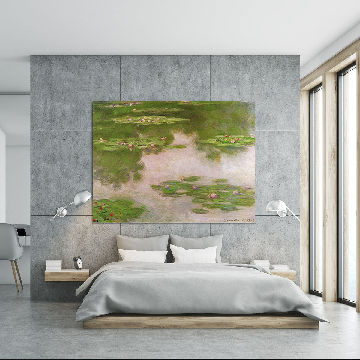Sea roses 2 by Monet Canvas Print or Poster