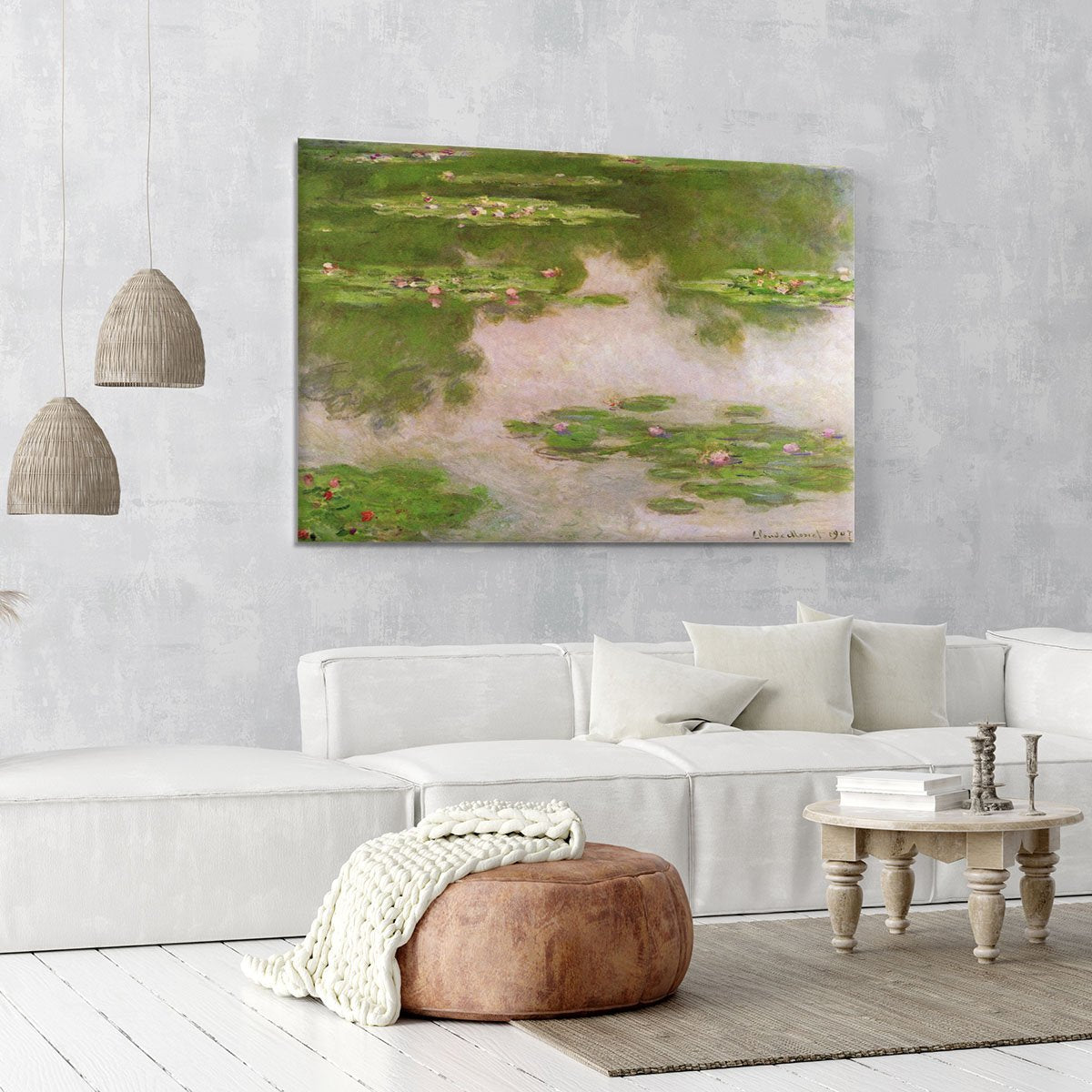 Sea roses 2 by Monet Canvas Print or Poster