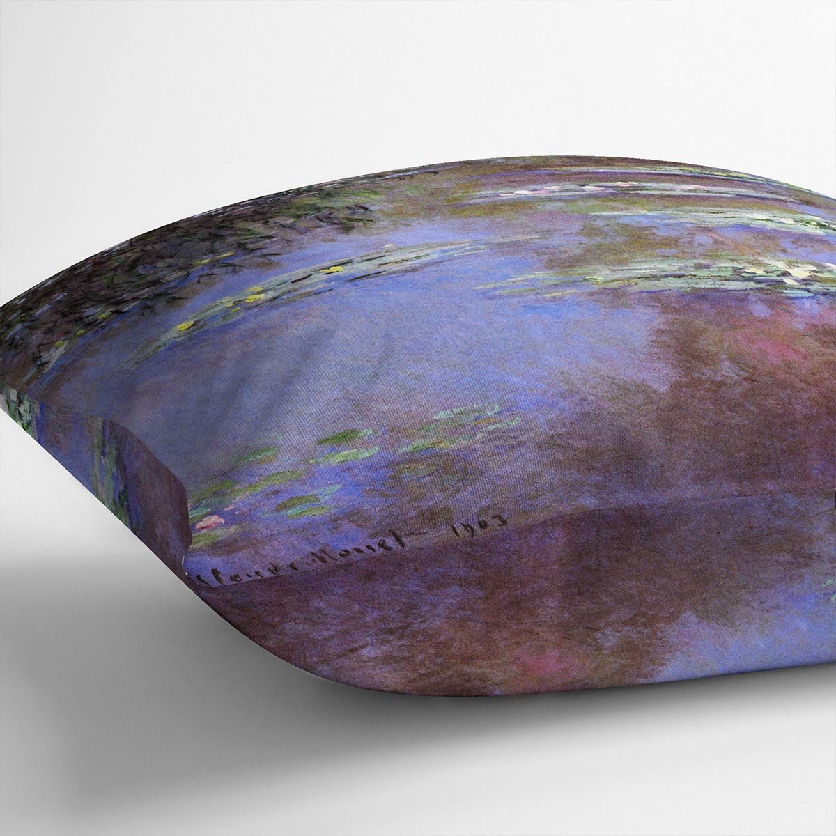 Sea roses 4 by Monet Throw Pillow