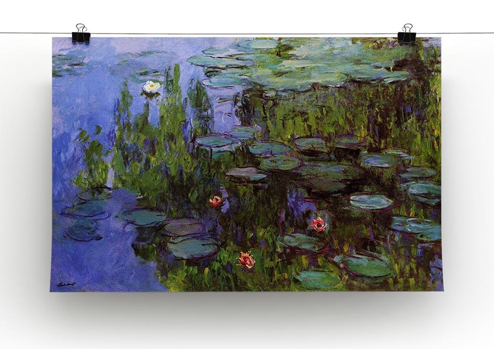 Sea roses by Monet Canvas Print & Poster - Canvas Art Rocks - 2