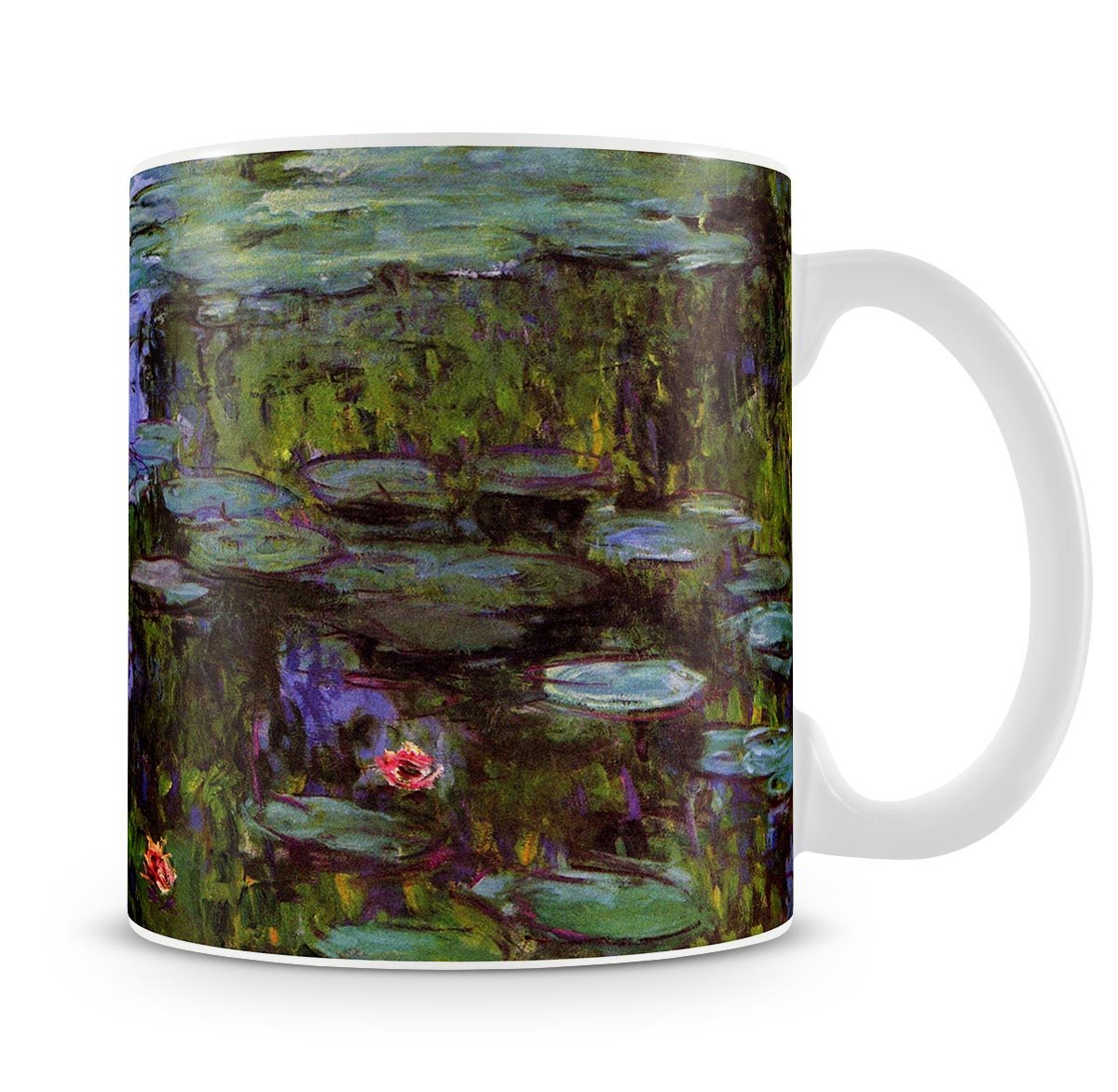 Sea roses by Monet Mug - Canvas Art Rocks - 4