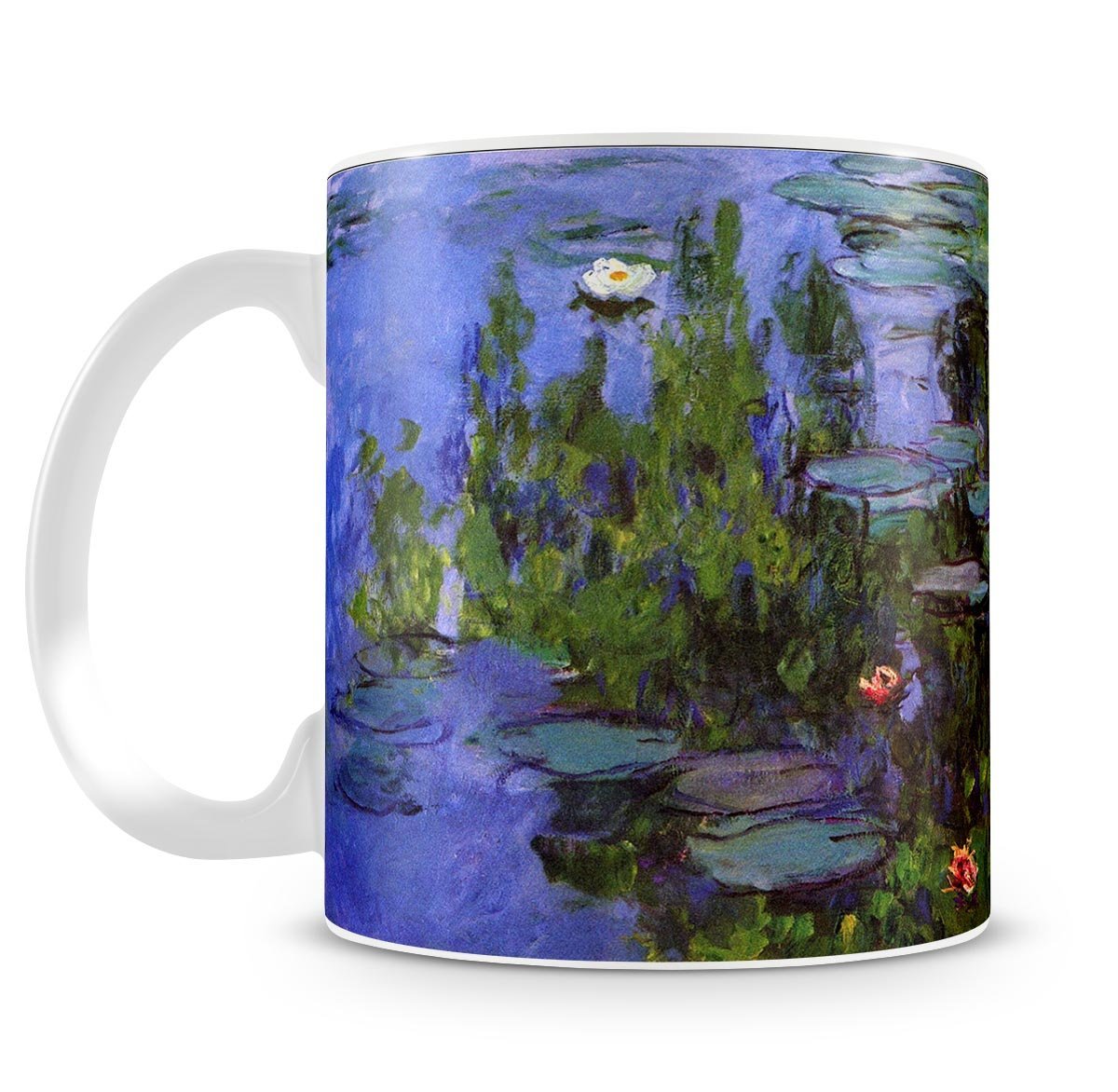 Sea roses by Monet Mug - Canvas Art Rocks - 4