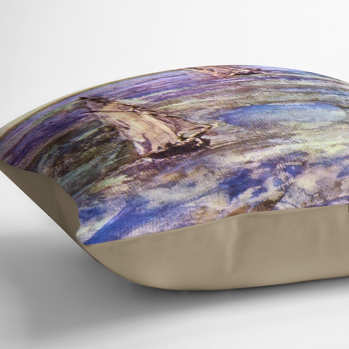 Seascape 1873 by Manet Throw Pillow