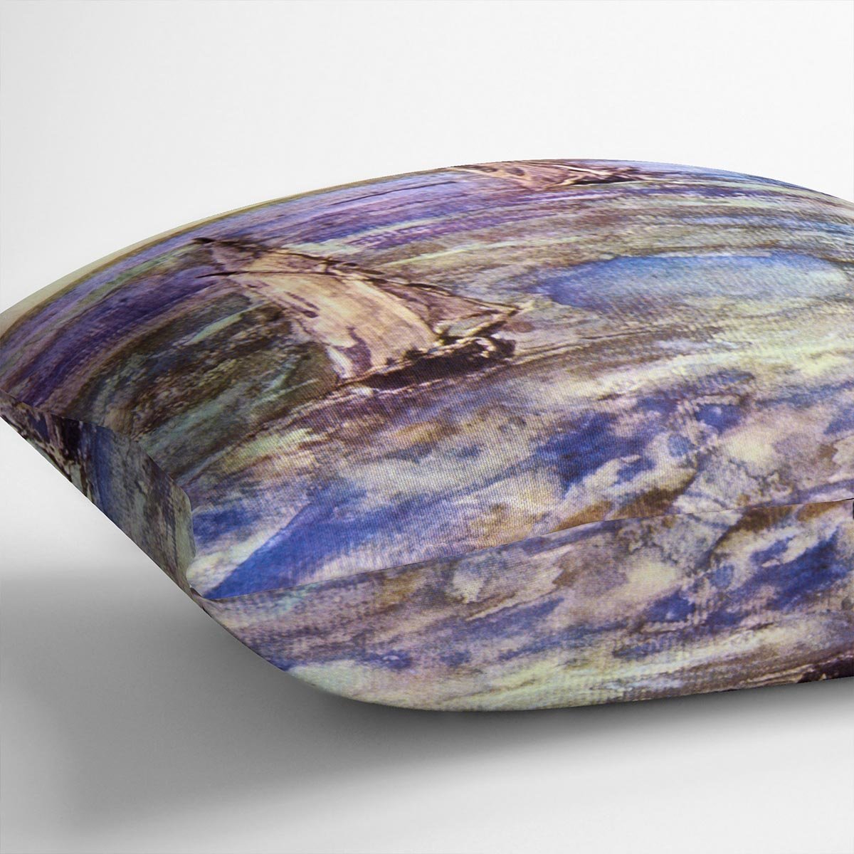 Seascape 1873 by Manet Throw Pillow