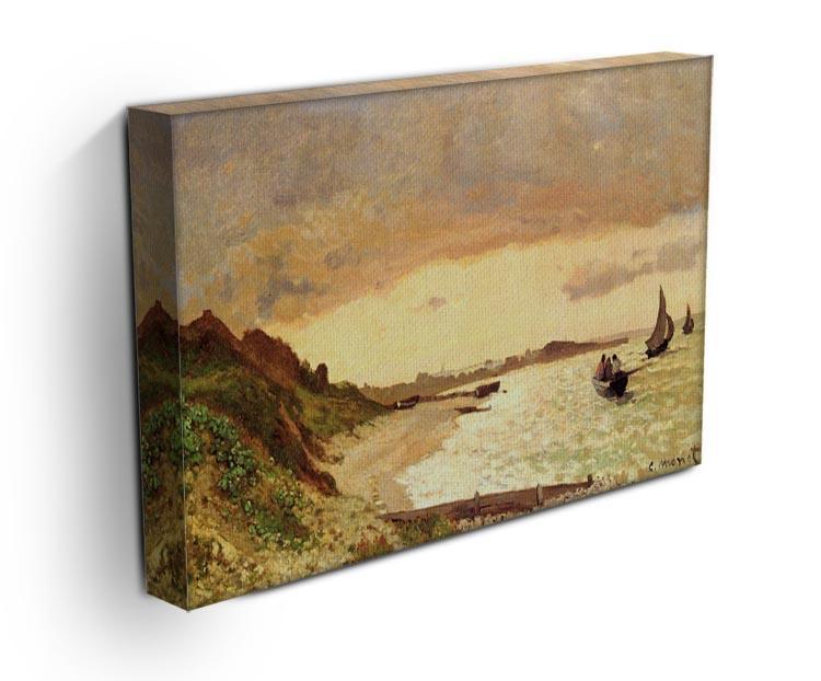 Seaside at Sainte Adresse by Monet Canvas Print & Poster - Canvas Art Rocks - 3