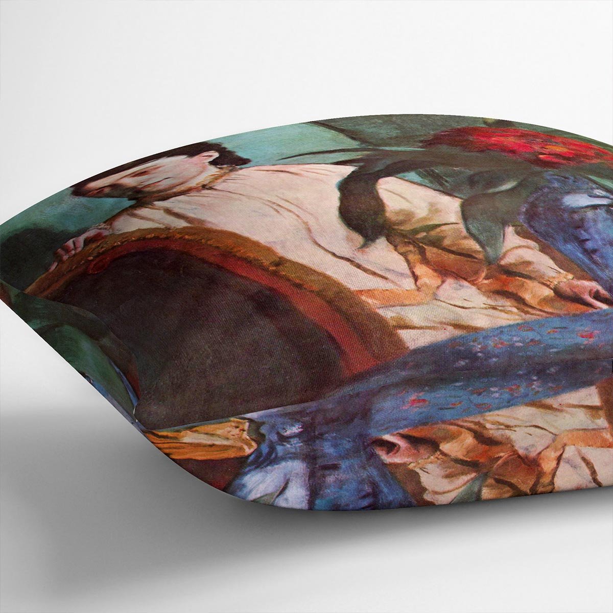 Seated woman by Degas Cushion